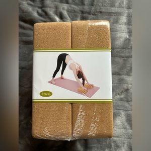 NEVER USED YOGA CORK BLOCKS